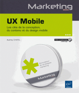 UX mobile couverture du livre d'Audrey Chatel